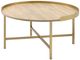 ACME Furniture Mithea Oak Coffee Table with Gold Base-0