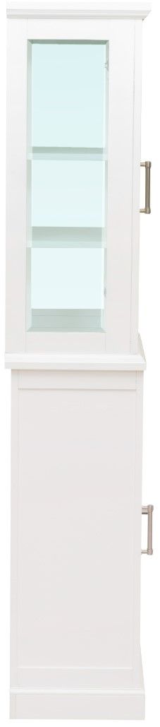 Linon Scarsdale White Tall Cabinet-4
