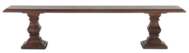 Home Trends & Design Nimes Weathered Mango Bench-1