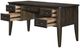 Bernards Bellamy Lane Brown 5-Drawer Desk-4