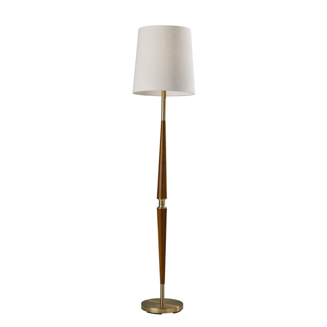 Adesso® Weston Antique Brass Floor Lamp-0