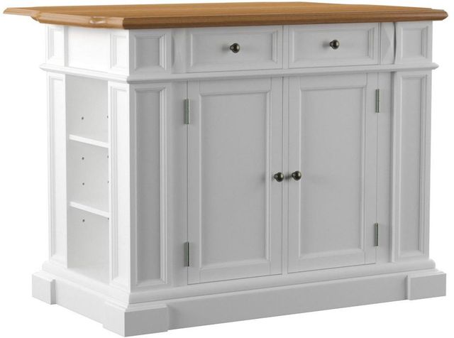 homestyles® Americana White Kitchen Island-2