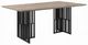 ACME Furniture Zudora Antique Oak Dining Table with Black Base-0