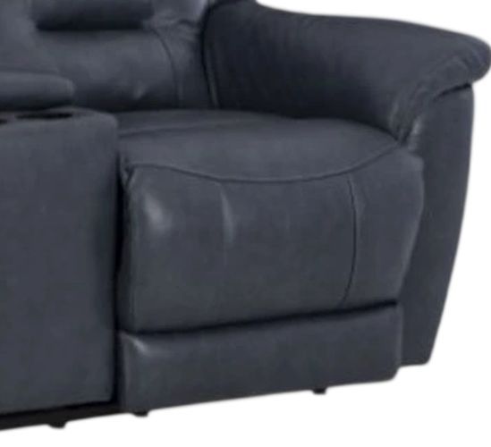 HomeStretch Contender Midnight Power Reclining Loveseat-2