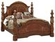 Michael Amini® Villa Valencia Classic Chestnut California King Low Poster Bed-0