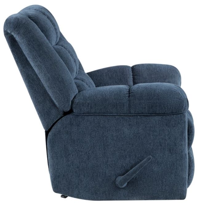 Homelegance® Baldwin Blue Rocker Manual Recliner-3