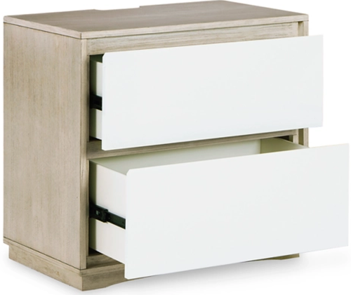 Signature Design by Ashley® Wendora Bisque/White Nightstand-1