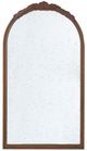 A & B Home Bingley Brown Hand Carved Rose Mirror-1