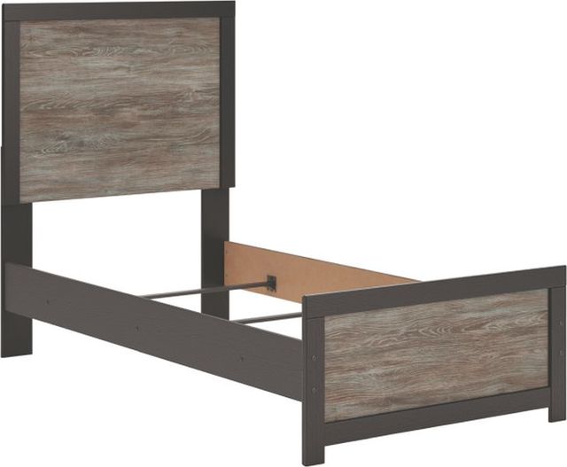 Signature Design by Ashley® Broachmyn Black/Gray Twin Panel Bed-2