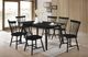Titus Furniture T3056 Black Dining Table-1