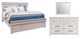 Signature Design by Ashley® Makidern 3-Piece Whitewash Queen Panel Bedroom Set-0