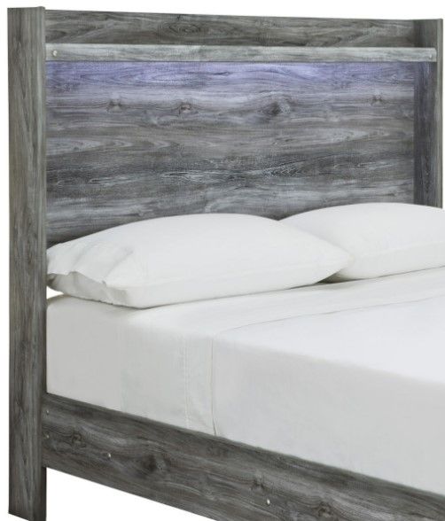 Signature Design by Ashley® Baystorm 4-Piece Gray Full Panel Headboard Bedroom Set-1
