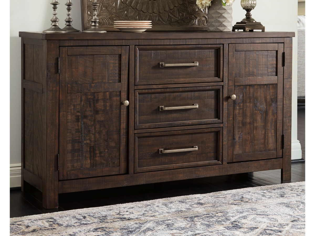 Signature Design by Ashley Millennium Hillcott Dark Brown Dining Server The Furniture Connection Rolla ND