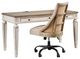 Signature Design by Ashley® Realyn 2-Piece White/Brown Office Desk Set-0