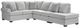 Lancer Furniture Customizable SE600 3-Piece Right Arm Facing Sectional-0