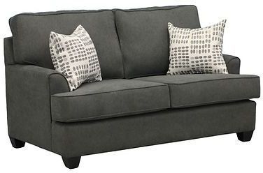 Edgewood Furniture C392 Kirkland Charcoal Loveseat-0