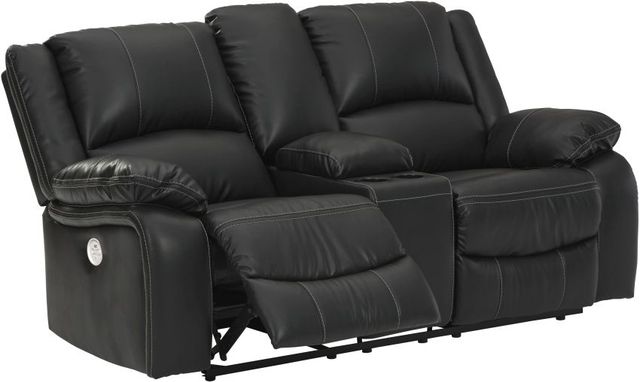 Signature Design by Ashley® Calderwell 2-Piece Black Living Room Set-2