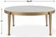 Uttermost® Tylan Brass/White Round Marble Coffee Table-3