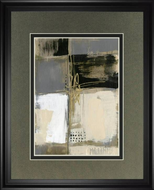 Classy Art Neutral Divisions III by Jennifer Goldberger Wall Art-0