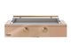 Caliber™ Rockwell Social 48" Champagne Built-In Liquid Propane Outdoor Griddle with Gold Hardware-0