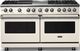 Viking® 5 Series 60" Pure White Pro Style Dual Fuel (NG) Range with Polished Chrome Trim-0