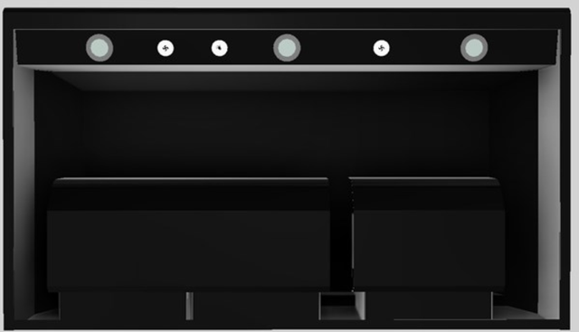Vent-A-Hood® 42" Black Wall Mounted Range Hood-1