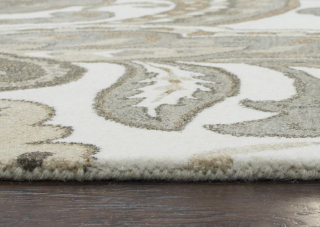 Rizzy Home Suffolk Gray 5'x8' Rectangular Rug-1