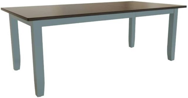 Mavin Customizable 42" x 66" Rectangular Extendable Dining Table with 18" Leaf-0