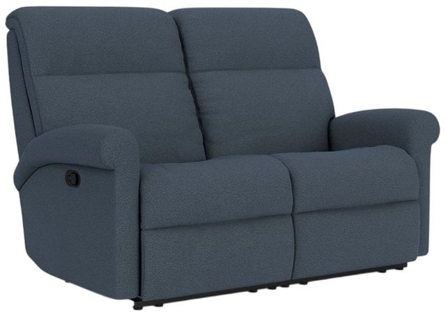 Flexsteel® Davis Blue Indigo Reclining Loveseat-0