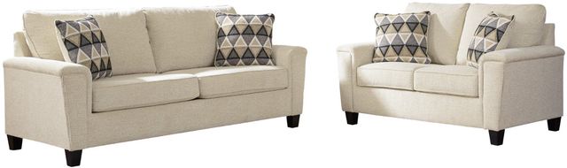 Signature Design by Ashley® Abinger 2-Piece Natural Living Room Set-0