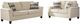 Signature Design by Ashley® Abinger 2-Piece Natural Living Room Set-0