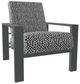 Telescope Casual Larssen Agra Classic/Graphite Aluminum/Fabric Outdoor Cushion Arm Chair-0