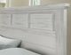 Vaughan-Bassett Sawmill Alabaster Two Tone Queen Louver Panel Bed-1