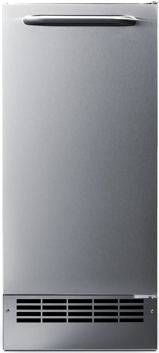 Summit® 15" 25 lb. Stainless Steel Ice Maker-4