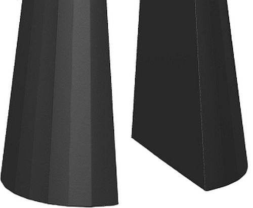 Amisco Customizable Gemma Italian Porcelain 72" Dining Table-3