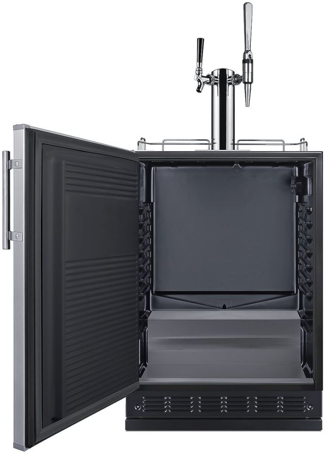 Summit® 24" Stainless Steel Cold Brew/Nitro Coffee Kegerator-4
