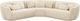 TOV Furniture Misty 3-Piece Cream L-Shape Sectional-0