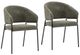 Dovetail Furniture Cathey 2-Piece Black/Olive Dining Chair Set-0