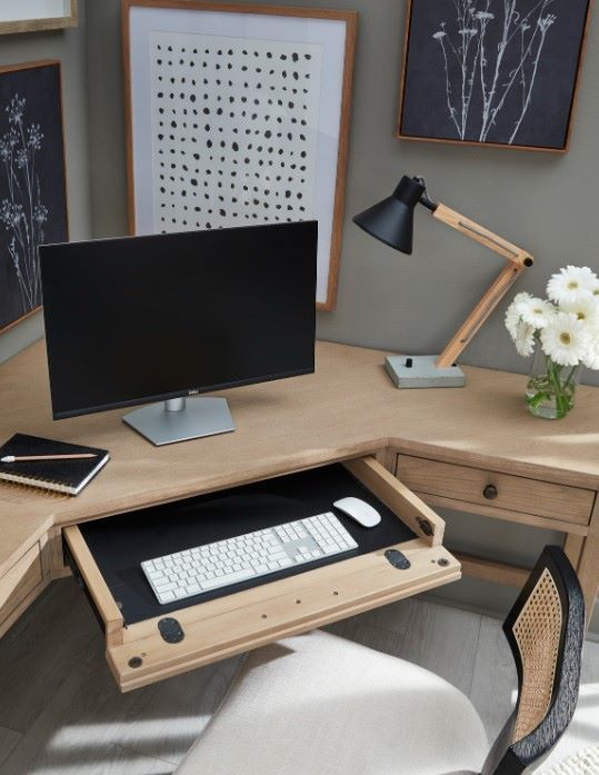 aspenhome® Emerson Light Elm Corner Desk-3