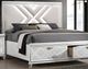 Furniture of America® Emmeline White California King Storage Bed-0