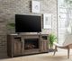 aspenhome® Finnegan Sandy Brown 68" Fireplace Console-2