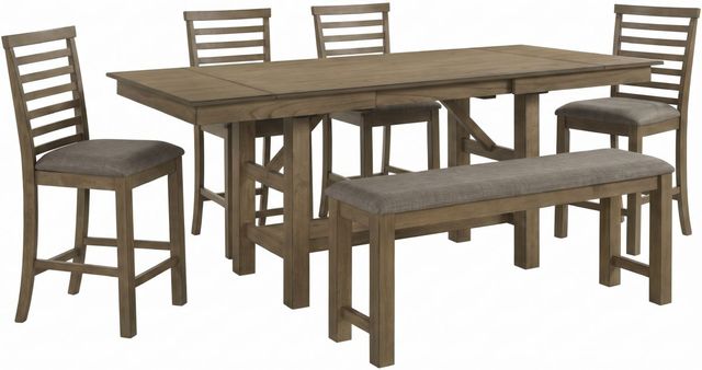 Liberty Furniture Brook Bay 6-Piece Sandstone Gathering Table Set-0