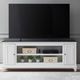 Liberty Furniture Allyson Park Charcoal/Wirebrushed White 80" Fireplace TV Console-1