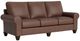 Bassett® Furniture Customizable Benchmade Premier Leather Large Roll Arm Sofa-0