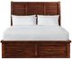 Elements International Sullivan Rich Cherry Queen Panel Storage Bed-3