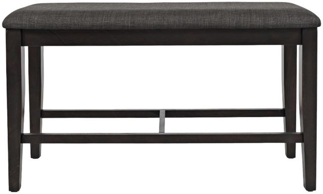 Jofran Inc. American Rustics Black/Brown Counter Bench-2