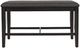 Jofran Inc. American Rustics Black/Brown Counter Bench-2