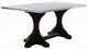ACME Furniture Gerardo Rectangular White Marble Top Dining Table with Weathered Espresso Base-0