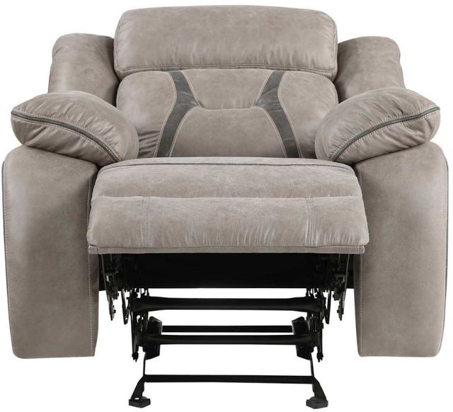 Steve Silver Co. Tyson Gray Manual Glider Recliner-3