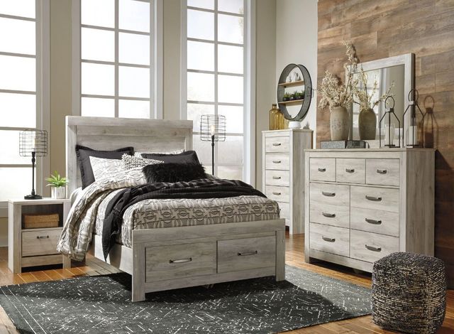 Signature Design by Ashley® Bellaby Whitewash Bedroom Mirror-2